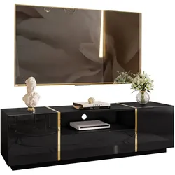 TV-SCHRANK ONYX HOCHGLANZ 158 CM PUSH OPEN