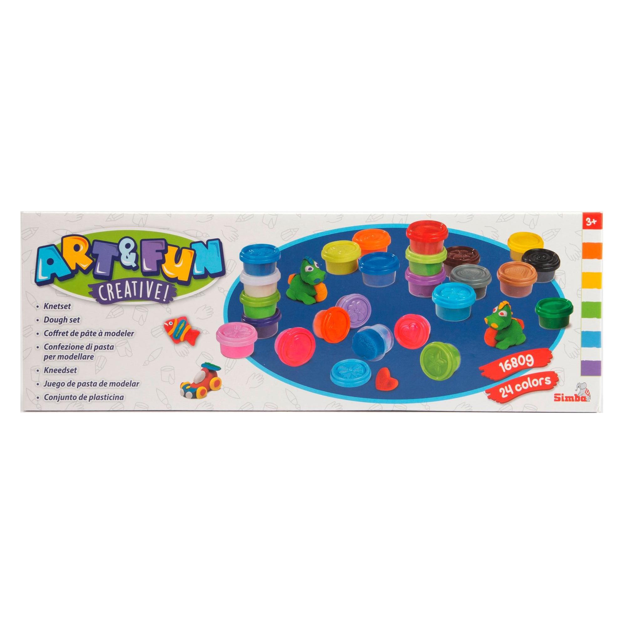 Simba A&F 24 Knetdosen in 24 Farben (106324528)