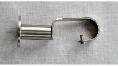 Urbnest "Zinc Steel Adjustable Bracket for 1"" Curtain Drapery Rod"
