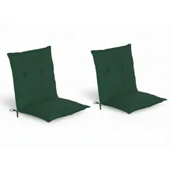 NIEDERLEHNERAUFLAGE Loft NL 100x50x6cm Dunkelgrün (2tlg)