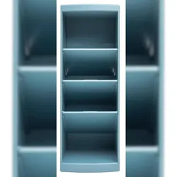 Exacompta 68170D 4x Multitower, 110x82x230 mm, AutentiK - Blaugrau