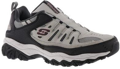 Skechers Sport After Burn M.Fit Slip On - Mens 7.5 Grey Slip On Medium