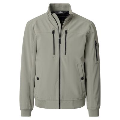Blouson CASAMODA "CASAMODA Softshell Blouson uni", Herren, Gr. XL, grün, 92% Polyester, 8% Elasthan, Jacken Blouson