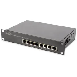 Digitus 8-Port Gigabit Netzwerkswitch, 10 Zoll, Unmanaged