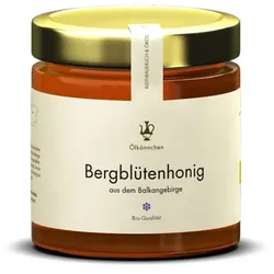 Ölkännchen Bergblütenhonig, Balkangebirge bio 500g