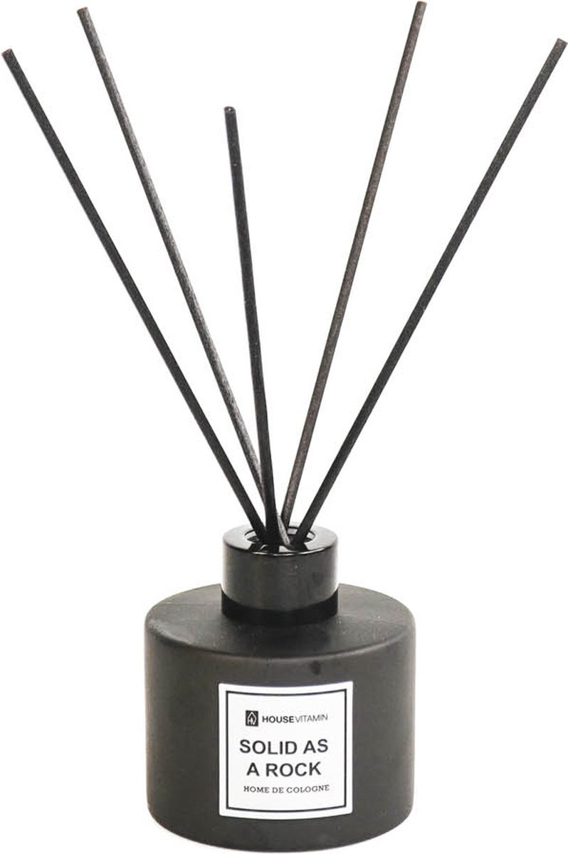 Housevitamin Geurstokjes Solid as a Rock - 100 ml - B/D/H: 7 x 7 x 20 cm