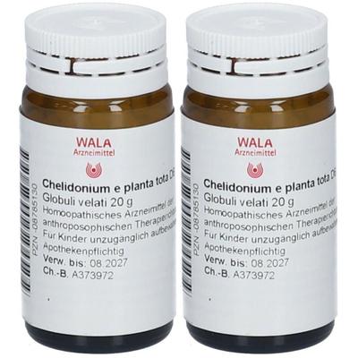 Chelidonium E planta tota D 6 Globuli 2x 2x20 g