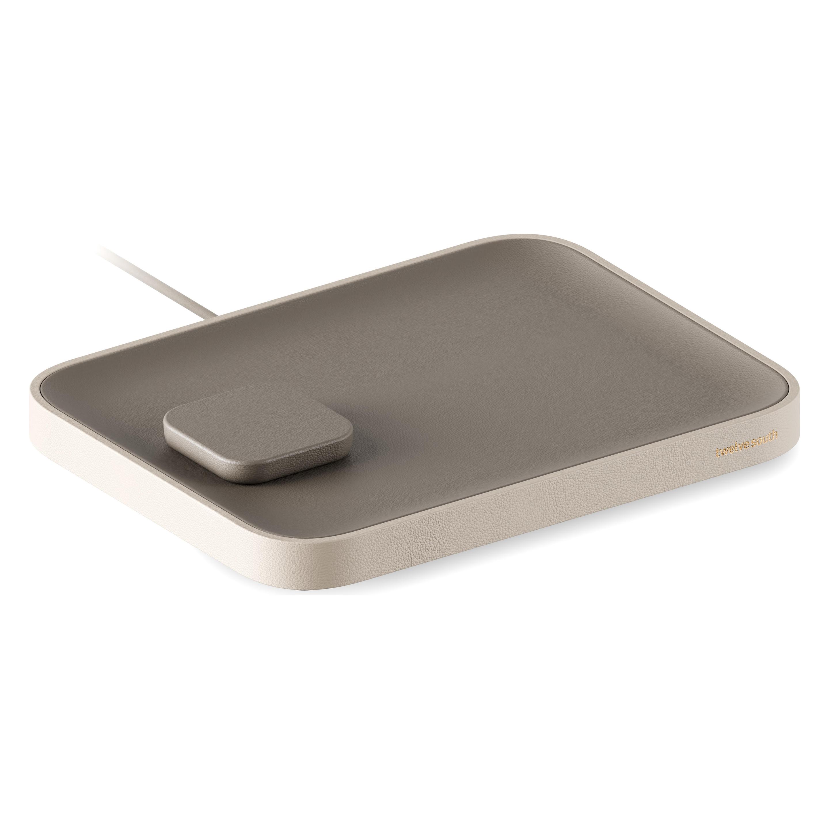 TwelveSouth Twelve South Valet Large, 25W, Taupe Base/Ecru Frame, Taupe Base/Ecru Frame, 25W (25 W) (TS-2683)
