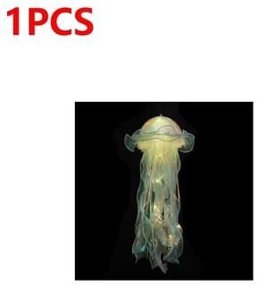 Uplift Picks DIY Jellyfish Hanging Lamp Colorful Kids Bedroom Ceiling Light yellow 1 Pc
