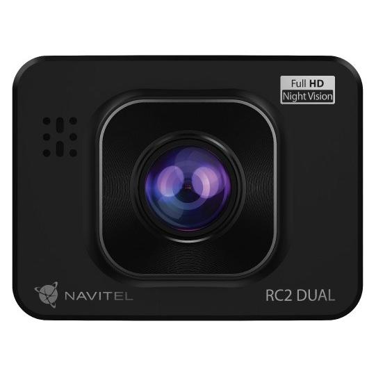 Navitel Wideorejestrator RC2 DUAL (Beschleunigungssensor, Eingebautes Display, Eingebautes Mikrofon, Nachtsicht, Full HD) (R?2 DUAL)