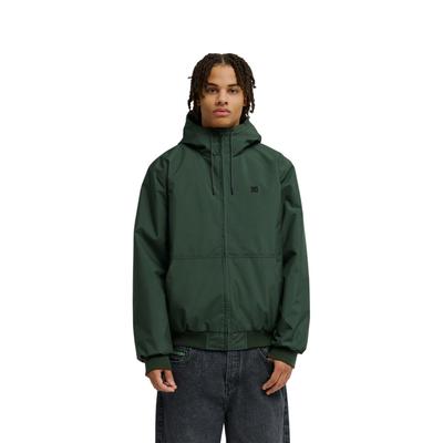 Outdoorjacke DC SHOES "Garage 10K", Herren, Gr. L, grün (deep forest), Obermaterial: 100% Polyester., Jacken Outdoorjacke