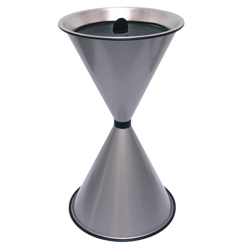 SZ Metall Standaschenbecher silbermetallic 29713