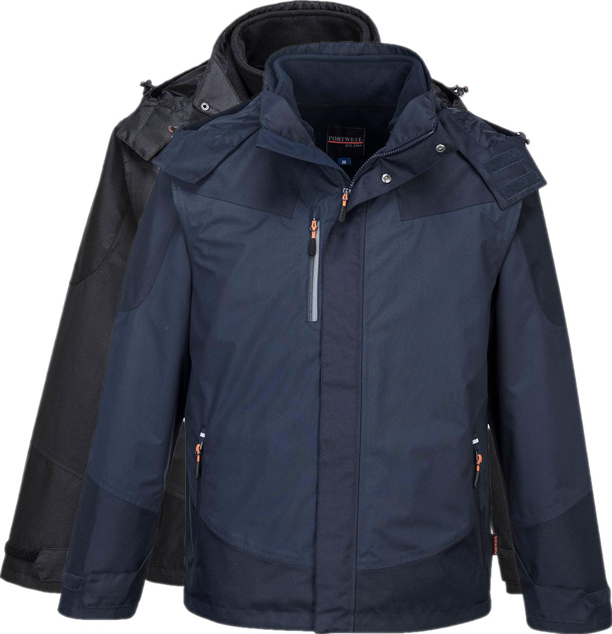 Portwest S553 Radial 3i1 Jakke L Sort