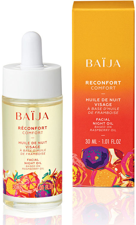 BaÏja Huile De Nuit Visage Framboise> Soin hydratant & nourrissant