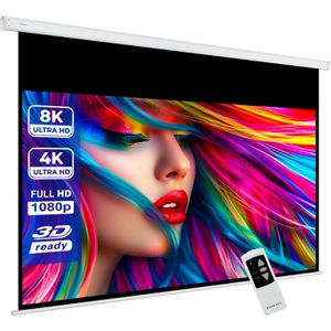ESMART Beamer-Leinwand Professional MIMOTO, 92 Zoll, 203 x 114 cm, Format 16:9, Motorleinwand