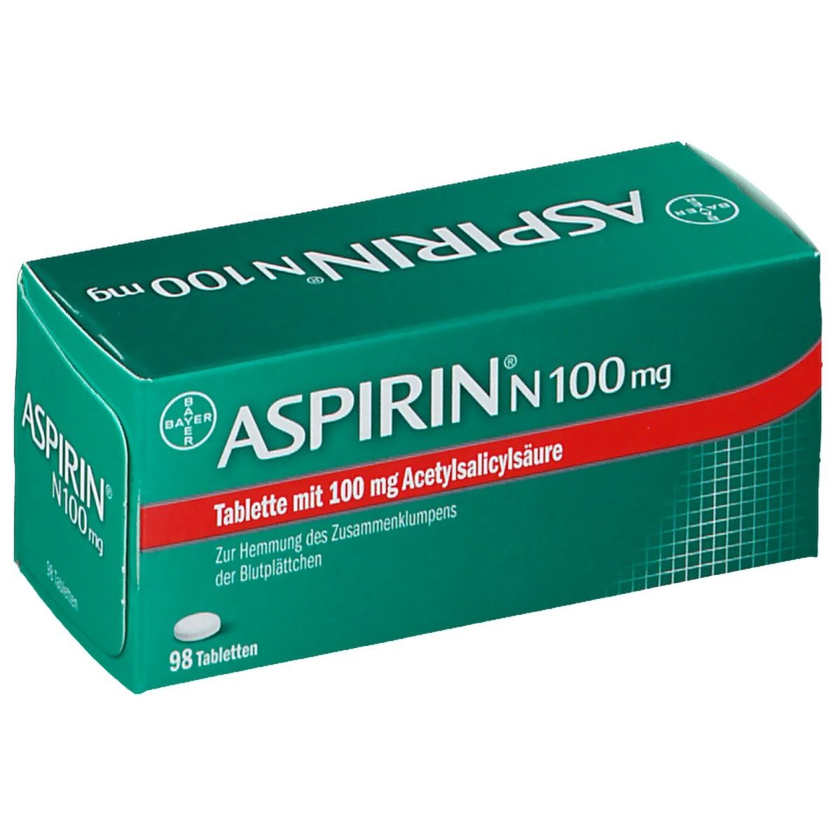 Aspirin N 100 mg Tabletten 98 St