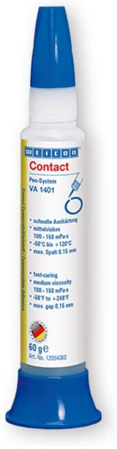 WEICON VA 1401 Cyanacrylat-Klebstoff, Sekundenkleber für Gewebe, Schaumgummi und großporige Elastomere, 60 g (12054060)