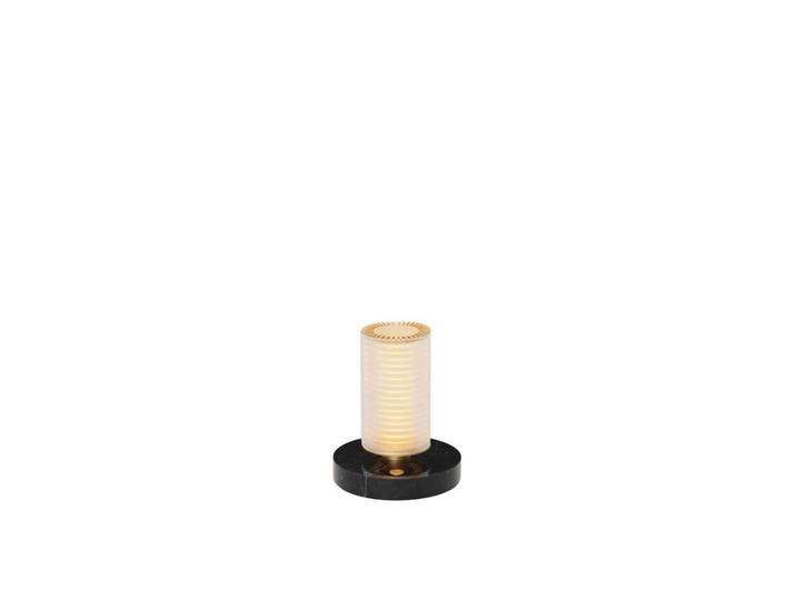 La Lampe Frechin Portable Tischleuchte, gold/schwarz - DCW - Wohnzimmer - Glas