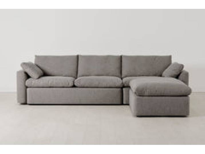 Model 13 Viersitzer-Sofa mit Chaiselongue rechts, Schattengrau