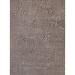 TEPPICHLÄUFER Antirutsch Geometrisch DALAR Polypropylen Beige 80 x 150 cm