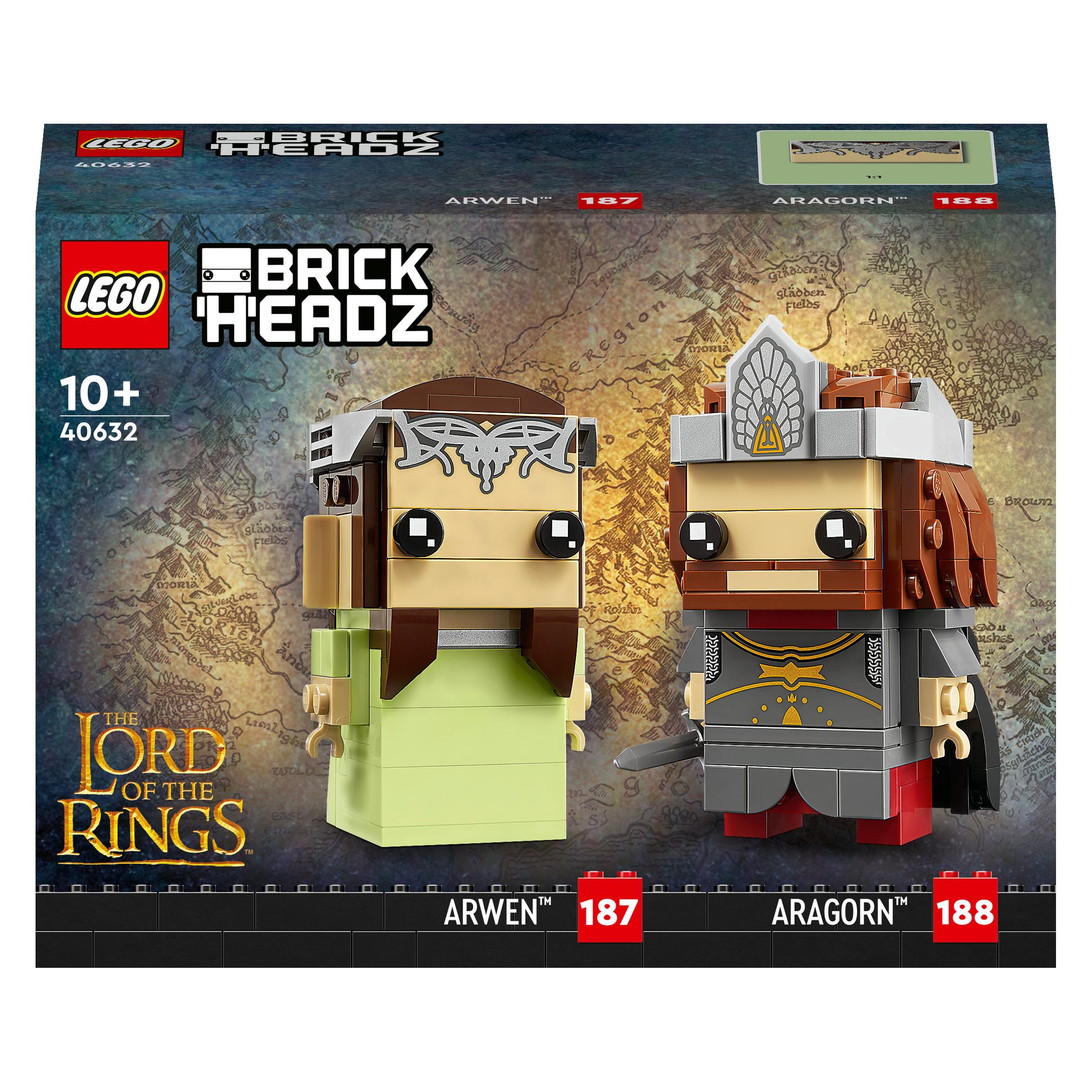LEGO BrickHeadz - Aragorn und Arwen (40632, LEGO Brickheadz) (40632)