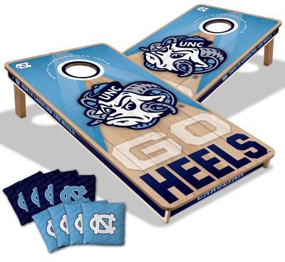 Skip's Garage North Carolina Tar Heels NCAA 2x4 Professional Cornhole Board Set