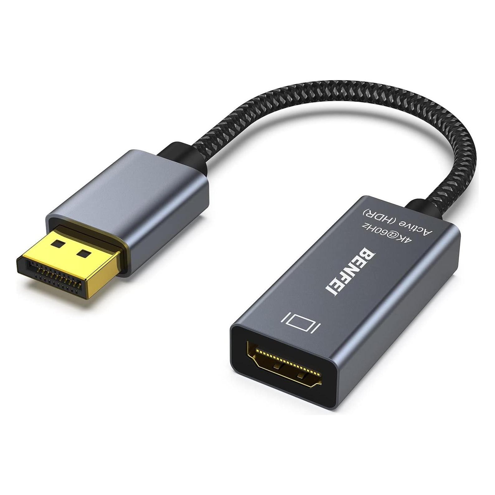 Benfei adapter active DisplayPort to HDMI 4K 60Hz gray (70110394)