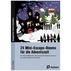 24 Mini-Escape-Rooms für die Adventszeit - Sek I, Schulbücher von Klara Kirschbaum