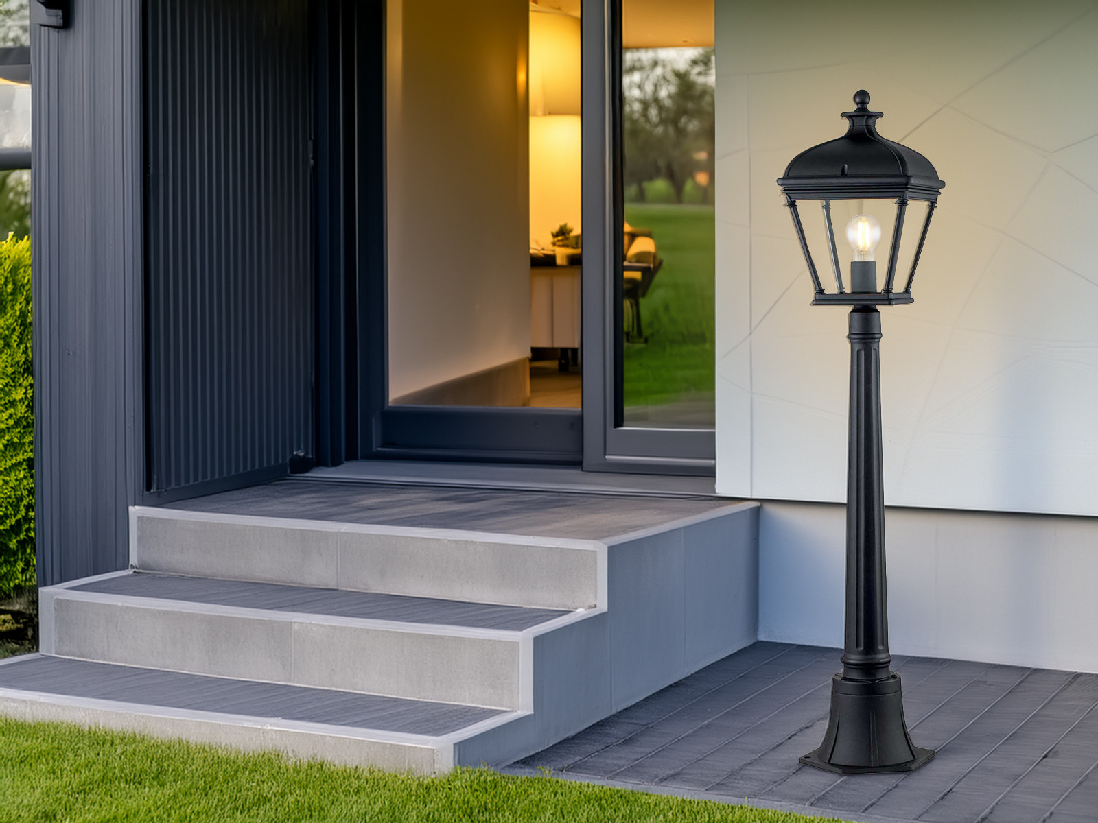 Elstead Lighting Weglamp BAYVIEW Hoogte: 104 cm