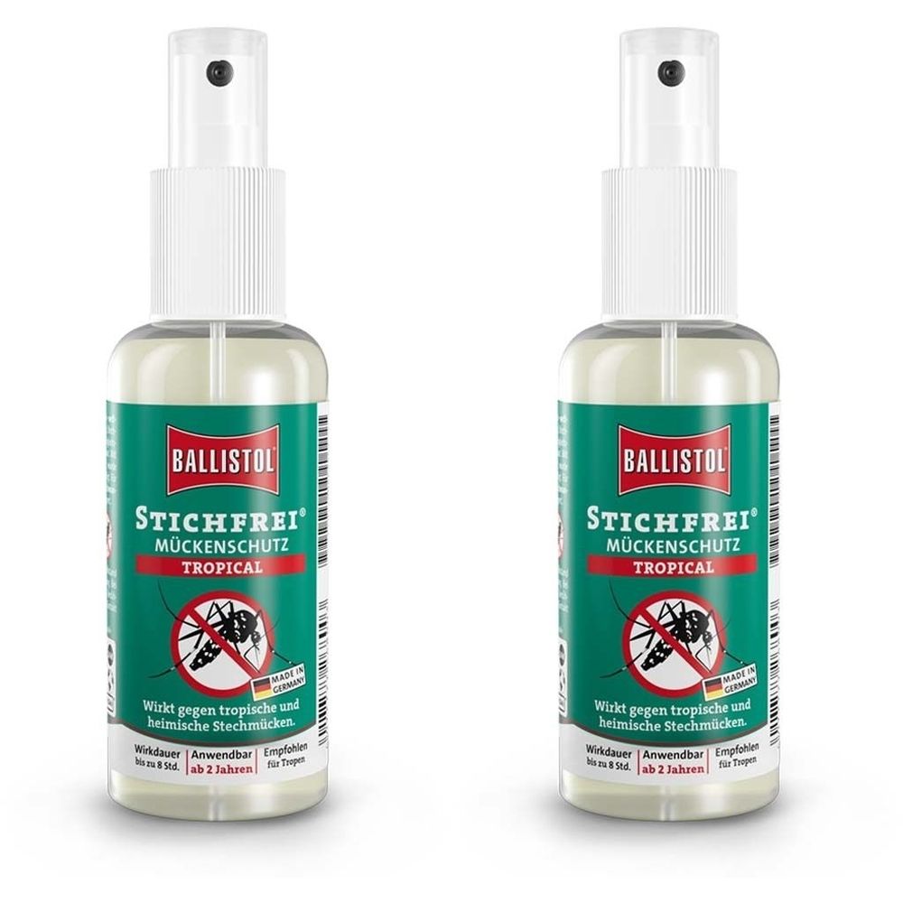 Stichfrei Mückenschutz Tropical Pumpspray 2x 2x100 ml Spray