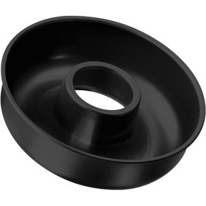 Zenker Backform Black Metallic 7408, Frankfurter Kranz, Stahl, Ø 28 cm, schwarz, antihaftbeschichtet, Gugelhupfform