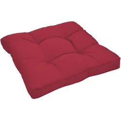 LOUNGEKISSEN Xluna Sitz 40/40/10 cm Rot