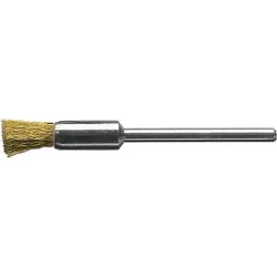Miniatur-Pinselbürste Messing gewellt 5 x 0,1mm