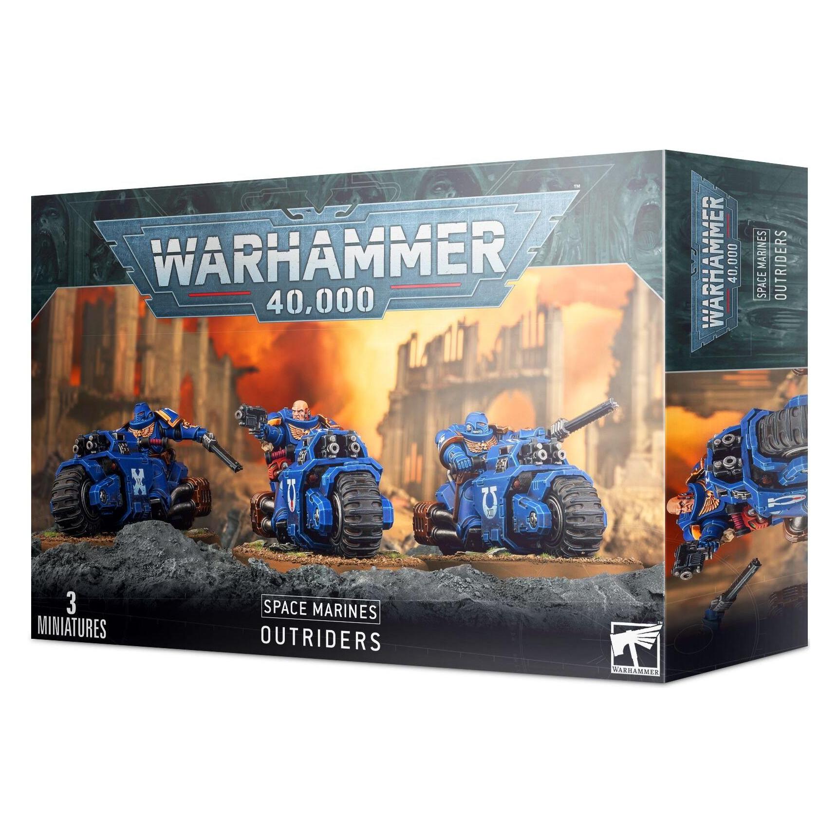 Games Workshop Space Marines - Outriders (Kunststoff) (48-41)