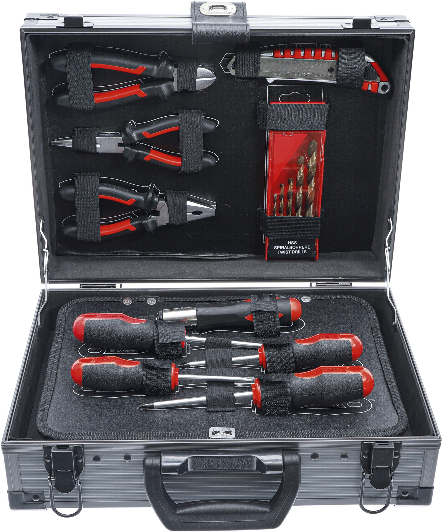 BGS Do it yourself Werkzeug-Satz im Alukoffer mit 66 Werkzeugen (6057)