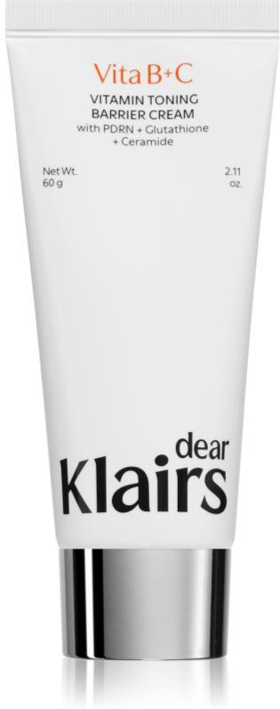 Dear Klairs Vitamin Toning Barrier Cream brightening moisturising cream for strengthening the skin barrier 60 g
