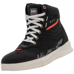 LS2, Motorradschuhe, Chrome Motorrad Schuhe, schwarz, 43 (Herren, 43)