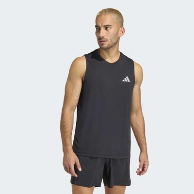 adidas Performance "RUN ESS TANK M" mit CLIMACOOL Technologie, aus Interlock-Material, regulär geschnitten