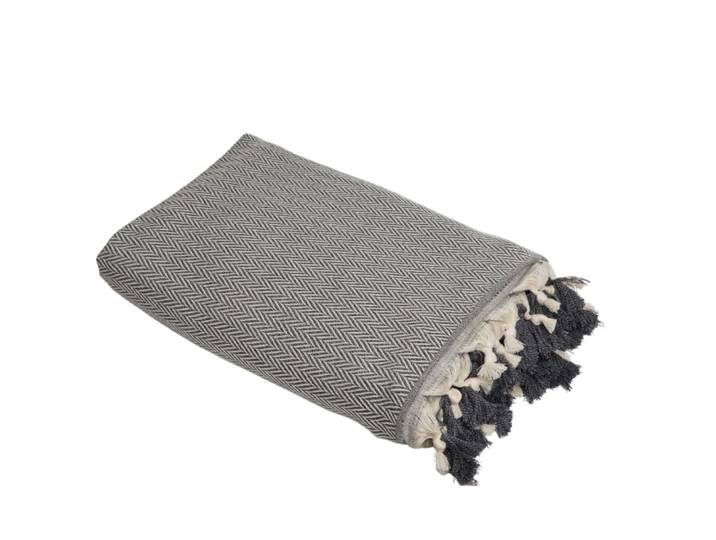 Plaid laine gris chiné 160x250