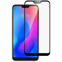 Screenguard Xiaomi Mi 8 Lite Full Screen Panzerglas Schutzfolie 2.5D 9H (Xiaomi Mi 8 Lite), Smartphone Schutzfolie, Schwarz