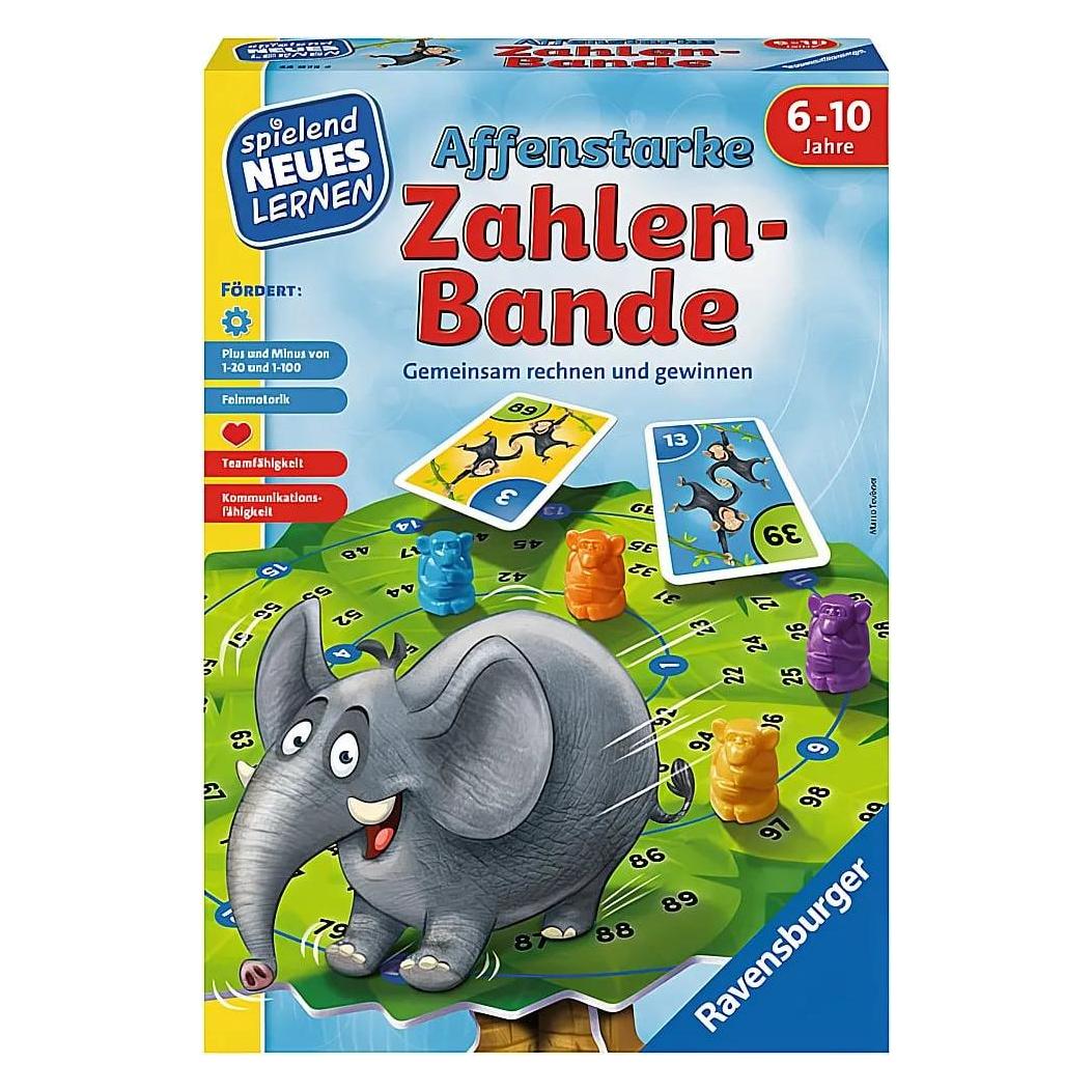 Ravensburger Affenstarke Zahlenbande (Deutsch, 6 - 10 Jahre) (00.024.973)