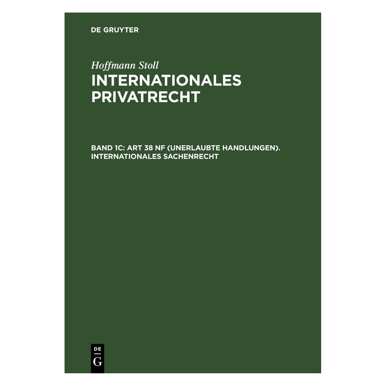 De Gruyter Art 38 nF (Unerlaubte Handlungen). Inte (67777927)