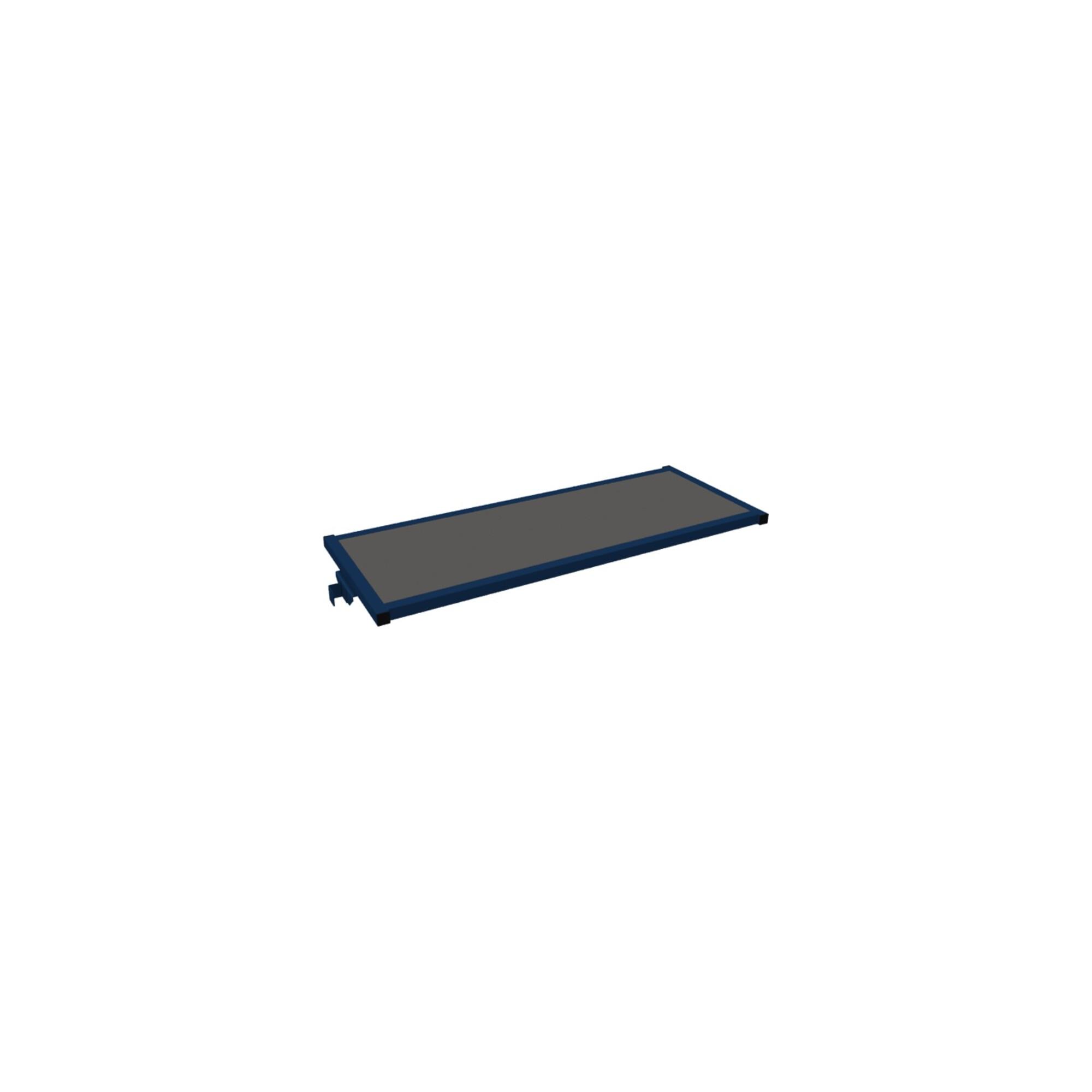 Rocholz Anbaumagazin SYSTEM 2000 1600x600x40 mm ohne Fachteiler u.a. zur Montage von Druckerauszug (2053D)