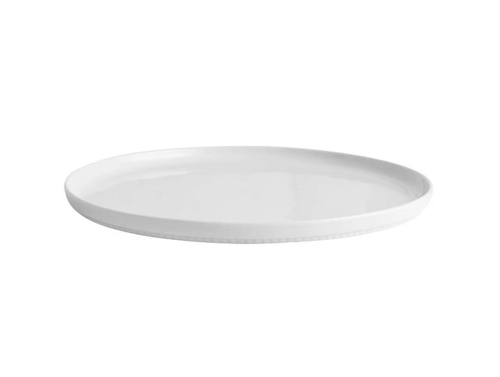 Pillivuyt Assiette à bords rectilignes Toulouse Ø 26 cm Blanc