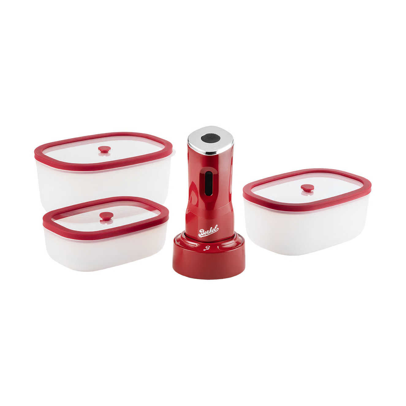 Berkel Icon mini vacuümpomp set Rood