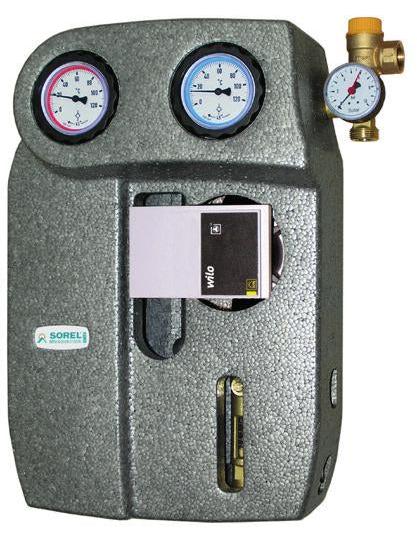 Sorel | Solar Pumpengruppe 2-Strang inkl. Wilo Pumpe | S2-Solar-2 HE