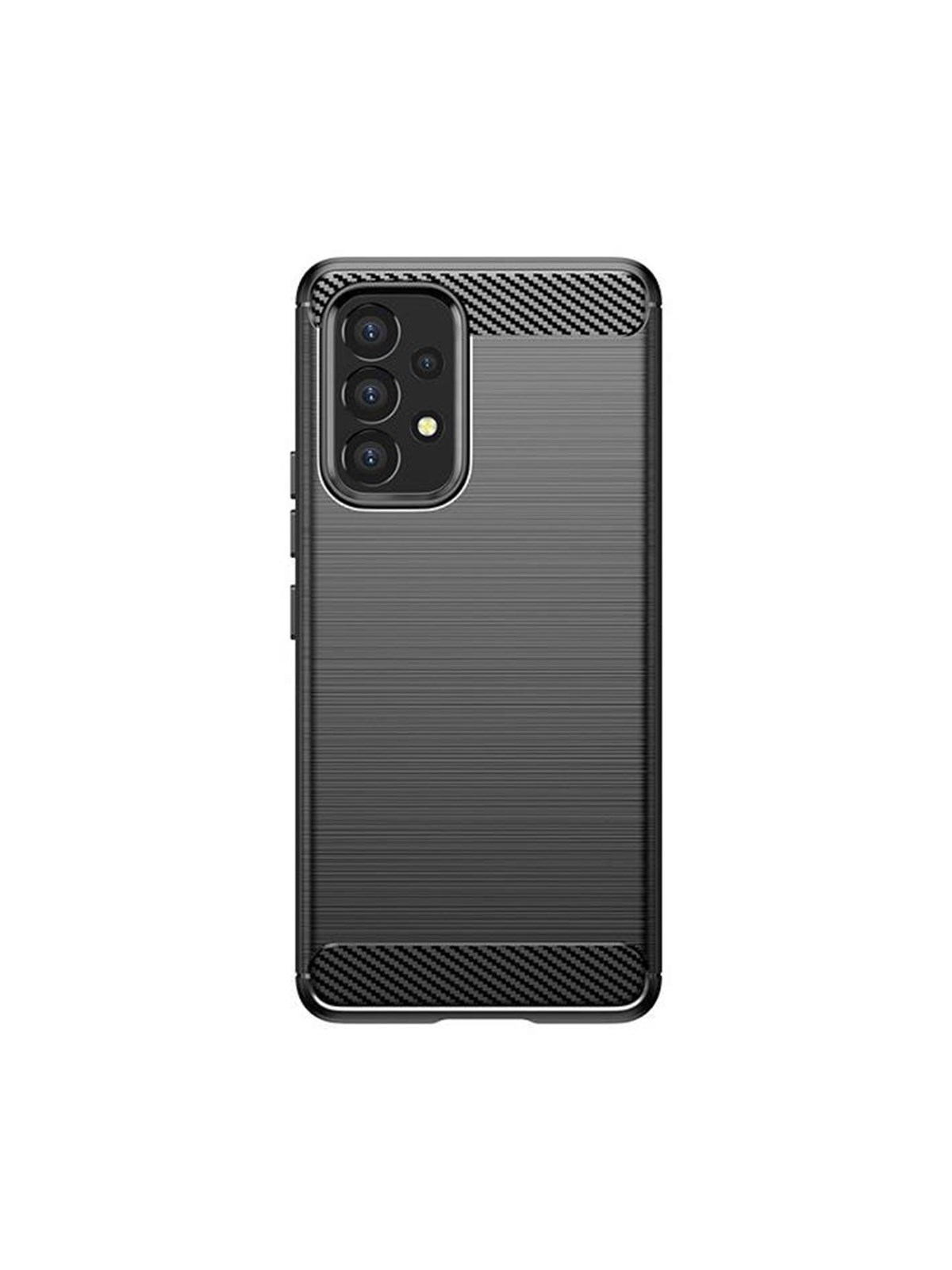 Insmat Carbon And Steel Style - back cover for mobile phone
