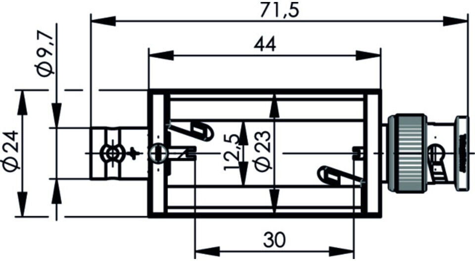 Telegärtner Adapterbox BNC-BNC (M-F) 50 Ohm (100027893)