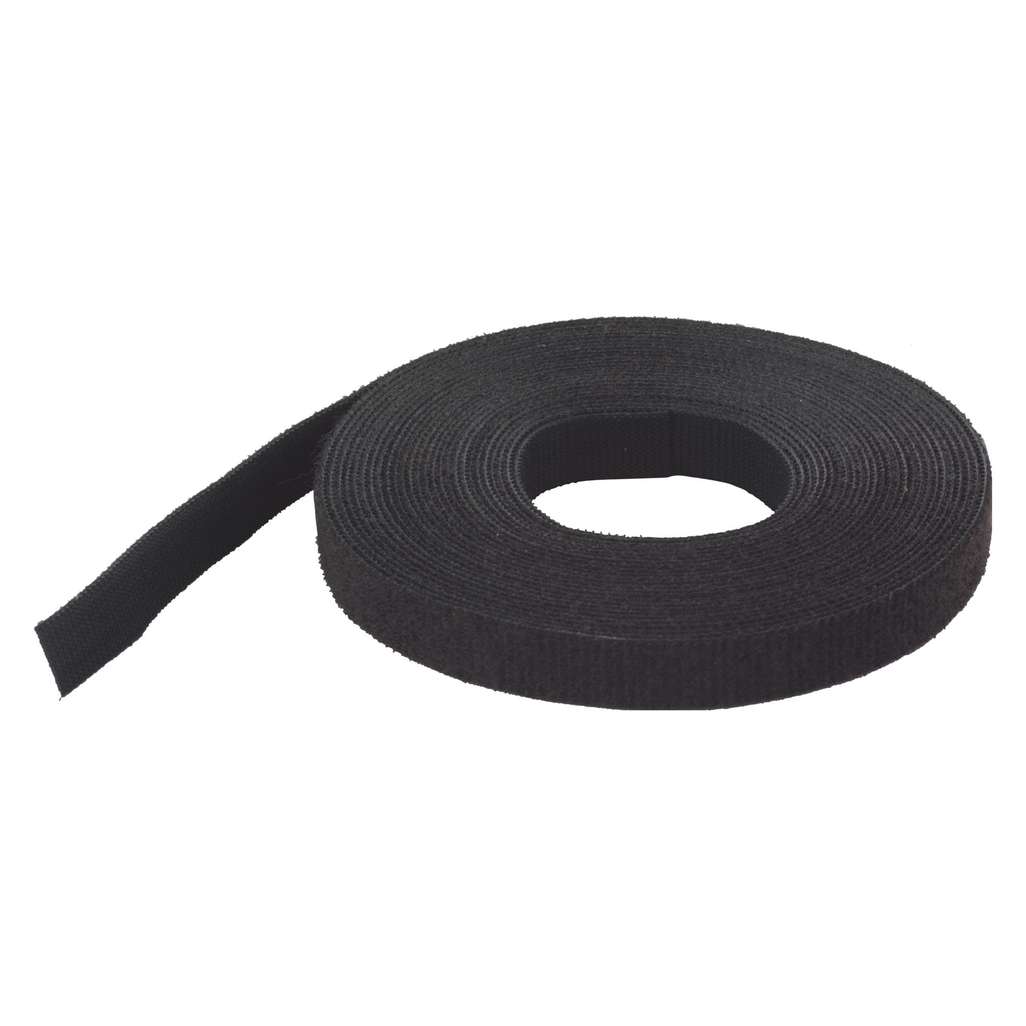 wolfcraft 1 Klett-Binder schwarz für Haushalt, 5m (10 mm) (WF3286000)