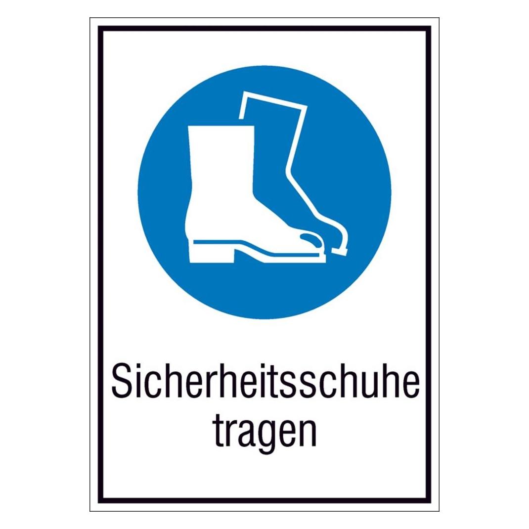 SafetyMarking GebotsKombischild Sicherheitsschuhe tragen 26. (11.0698)
